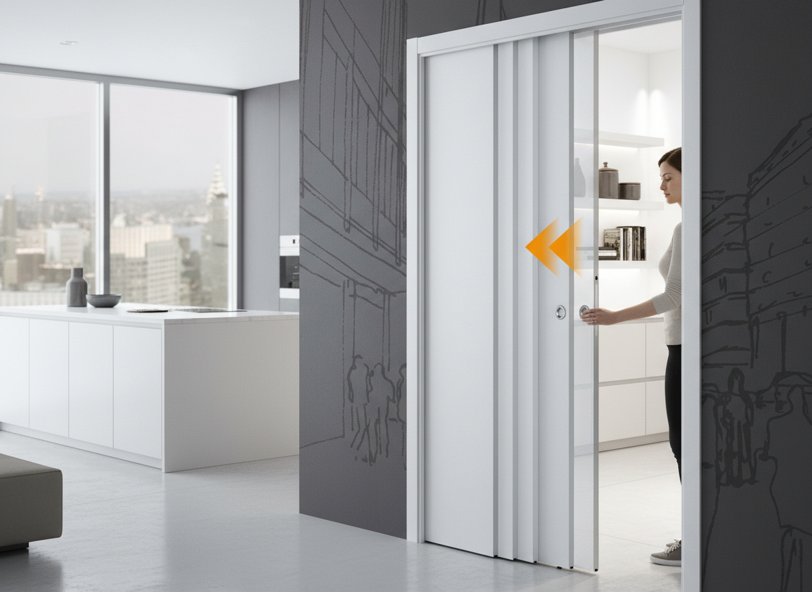 Premium Telescopic Synchronisation Kit for Smooth Tandem Door Operation in Telescoping Pocket Frame Systems