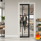 Professional Extra Slim 6L Fire Rated Pocket Door System with Galvanised Steel Frame and Customizable Options