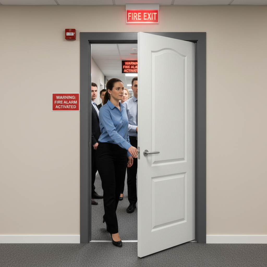 Premium Internal Fire Door with 2-Panel Arch Design, FD30 Fire Rating, and Textured Finish for Enhanced Style and Safety - Image 2