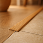 Self-Adhesive End Door Profile in Light Oak - 900mm - detail view