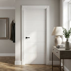 FD30 Fire Door Internal White Smooth Horizontal 5 Panel Moulded