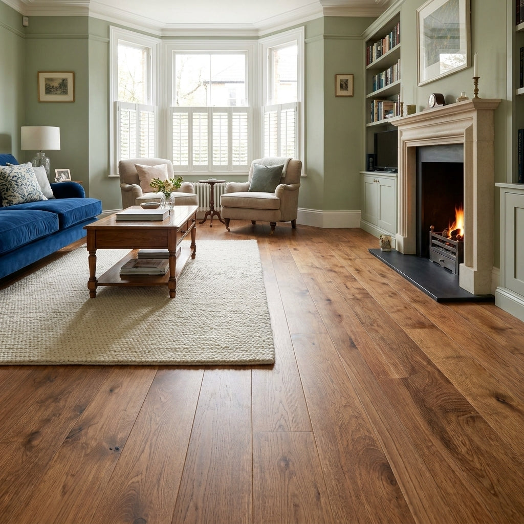 3000mm x 600mm x 38mm Square Edge Oak Laminate Worktop - Matt Finish
