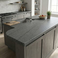 Rounded Edge Silver Granite Laminate Worktop 3000mm x 600mm x 38mm