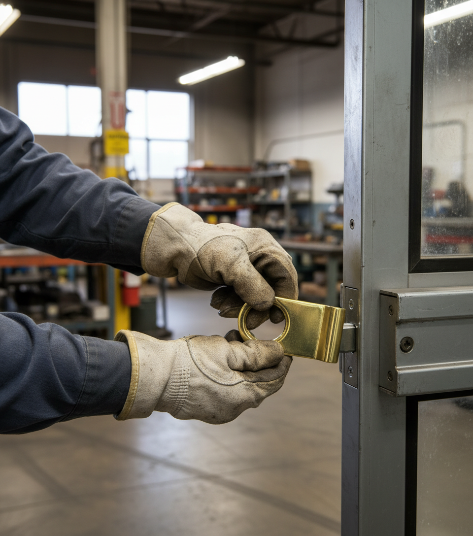 Premium Contemporary Cylinder Latch Pull - High-Performance Door Hardware for Modern Interiors