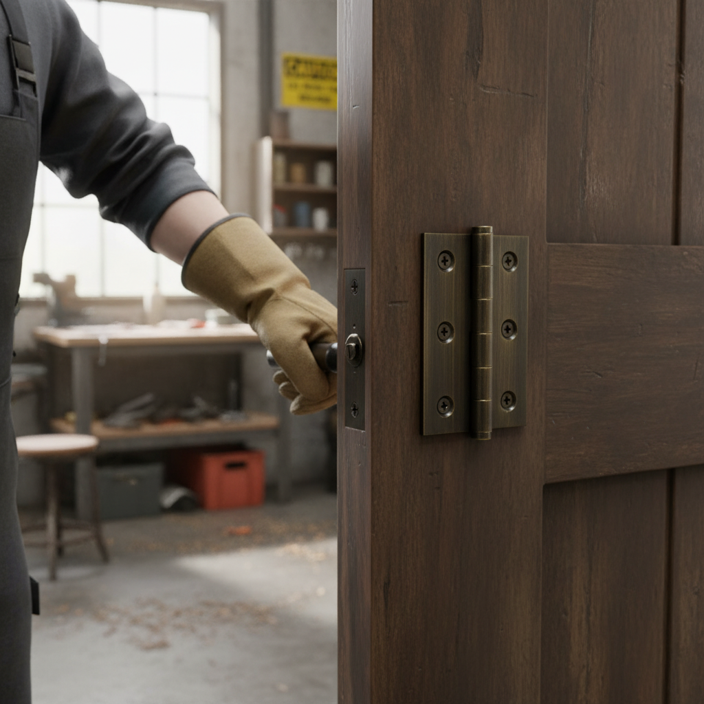 Premium 76mm (3'') Washered Butt Hinges Pair in Urban Bronze Finish for Durable and Smooth Door Operation