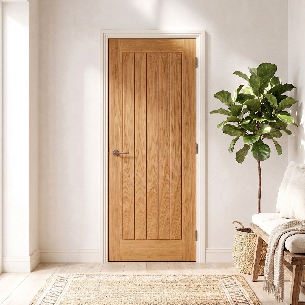 Internal Oak Door Fully Finished with Solid Engineered Core