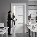 Premium White Primed Internal Pocket Door Set with Modern Design for Space-Saving Solutions