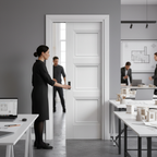 Premium White Primed Internal Pocket Door Set with Modern Design for Space-Saving Solutions