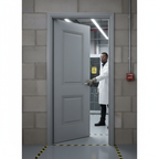 Premium Internal Grey Primed Arnhem FD30 Fire Door with Detailed Mouldings and Engineered Construction for Enhanced Safety