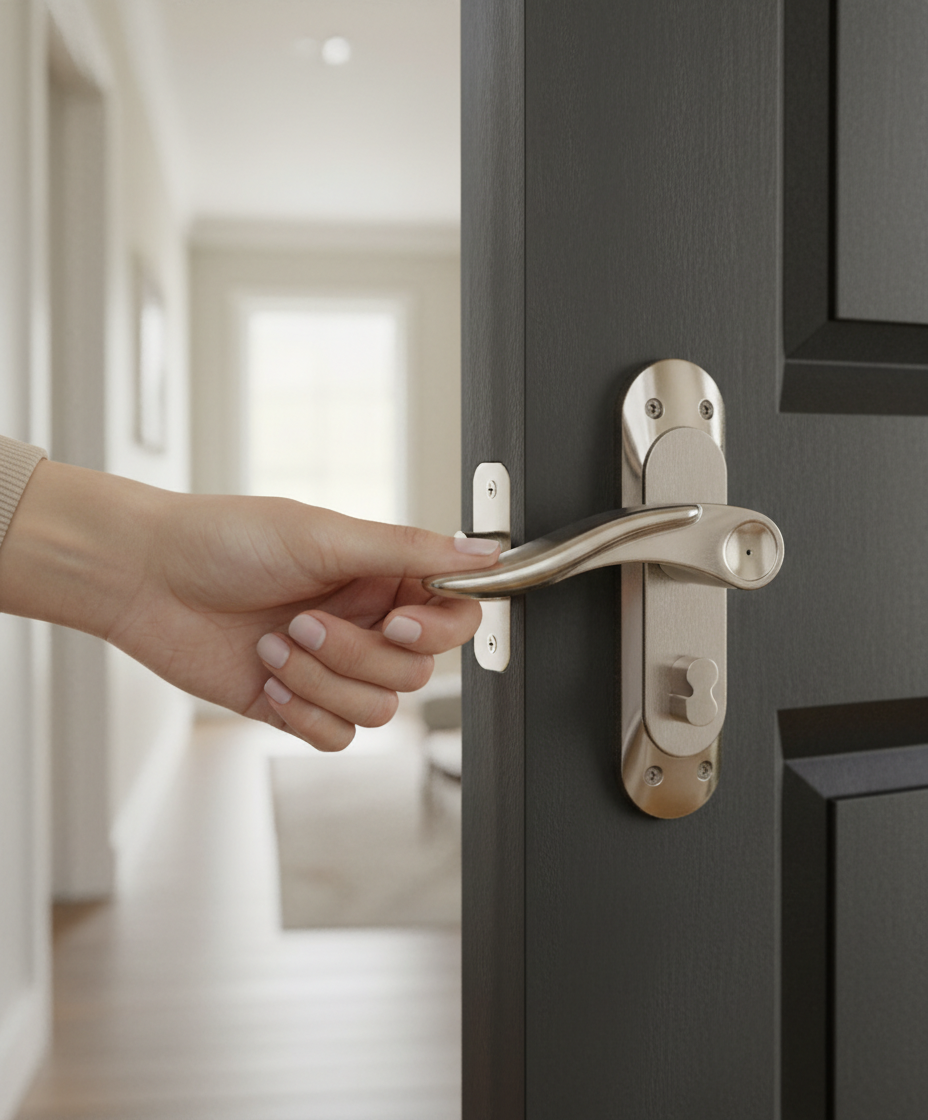 Professional Lever Latch with Backplate - Variants Available for Versatile Locking Solutions