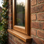 External Hardwood Door Frame and Cill, Unfinished Solid Timber - detail view