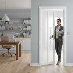 Premium Contemporary Internal Door with Solid MDF Construction and Industrial Style Finish