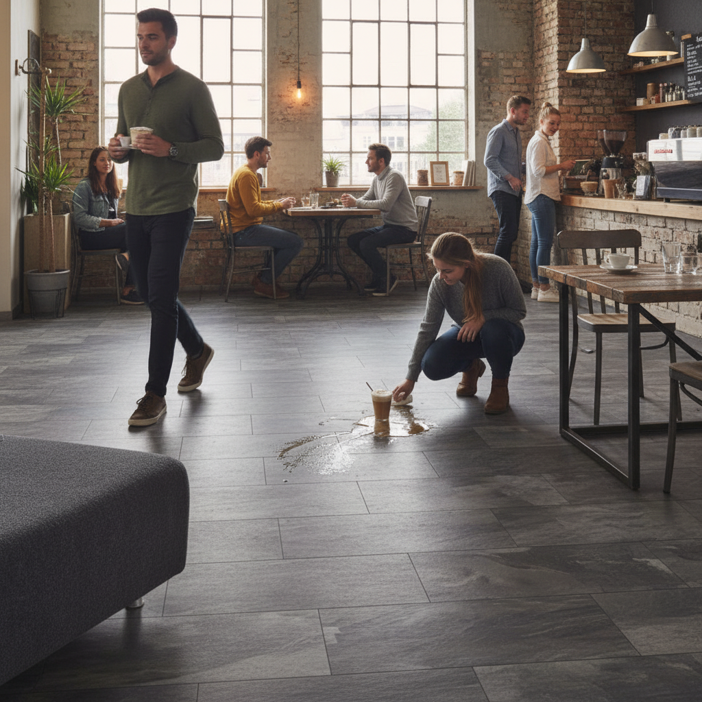 Premium 8mm Moisture Resistant Laminate Flooring for Bathrooms and Kitchens - Durable Aquastop Surface with 20-Year Guarantee