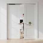 Premium Soft Closing Mechanism for Double Pocket Doors - Safe, Quiet, and Easy to Install