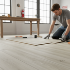 Premium 5mm Embossed Purecoat Rigid Core Vinyl Flooring with Oak Effect and Water Resistance for Residential and Commercial Use