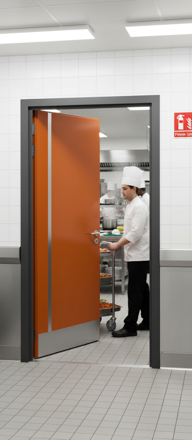 Premium High Gloss Fire Door - Custom Sizes, Bespoke Designs for Every Home - High-Quality Professional Grade for Industrial and Commercial Applica...