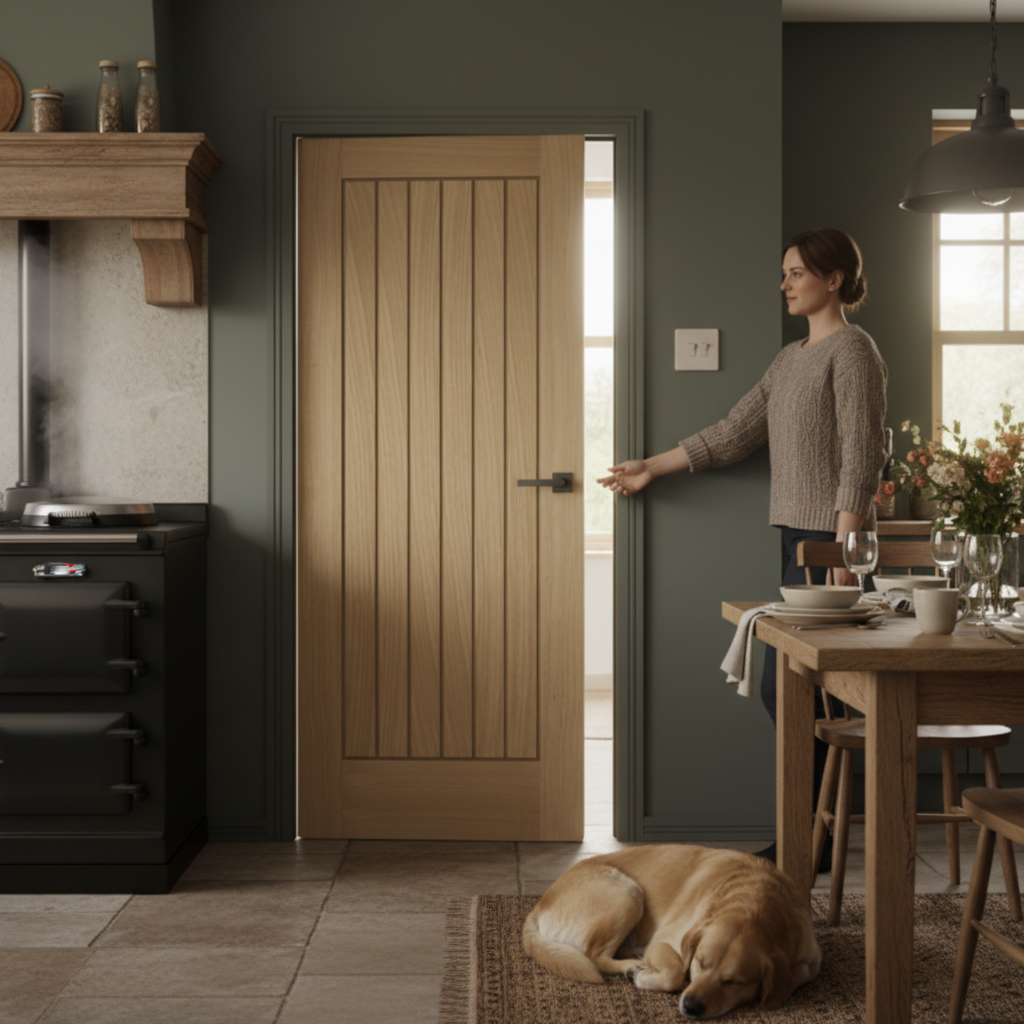 Custom Made Premium Cottage Style FD30 Fire Door - Bespoke Design Options Available