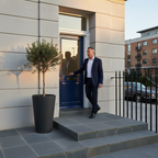 Premium Custom Made External Door 44mm Merbau Hardwood with RAL Color Options - High-Quality Professional Grade for Industrial and Commercial Appli...