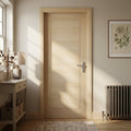 FD30 Rated Internal Fire Door in Blonde Oak with Fully Finished Laminate