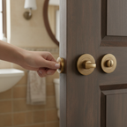 Premium Antique Brass Thumbturn & Release with Concealed Fix for Fire Rated Doors