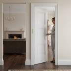 Premium 3 Panel Internal Fire Door with Decorative Mouldings, Solid Core Construction, Fire Rated for 30 Minutes
