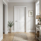 Internal White Door - Primed 4 Panel Berkeley Design with Solid Core