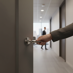 Premium Dual Finish Lever Handle on Round Rose with Concealed Fix Screw for Modern Interiors