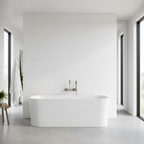 Premium Waterproof White Lustre Stone Wall Panelling 800 x 400mm for Modern Interior Design