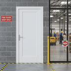Premium Internal Primed Pattern 10 FD30 Fire Door with Solid Engineered Core for Enhanced Fire Safety - Image 2
