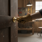 Premium Round Centre Door Knob with Elegant Design and Ergonomic Handle for Front Door Use