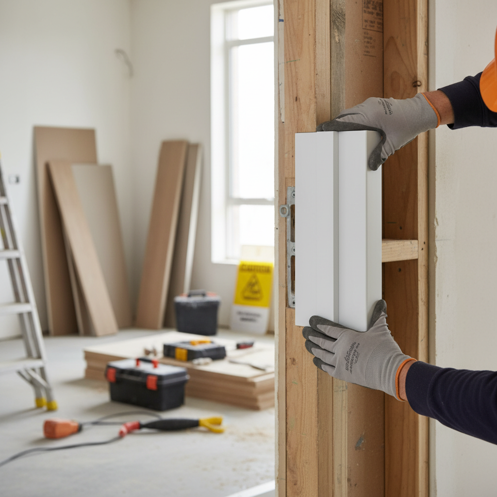 Premium White Primed Door Lining Kit with Loose Door Stops - FSC Certified Solid Board Core, Customizable Finish, and Removable Stop