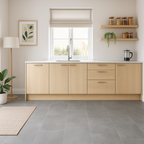 5mm Rigid Core LVT Flooring in Concrete Grey - Lifestyle Plus