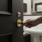 Premium WC Turn and Release Knob - Solid Brass Construction with Satin Finish for Traditional Style - Image 2