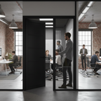 Premium Internal Fully Finished Industrial Studio 5 Panel Door for Modern Interiors - Image 2