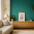 Vivid Smooth Turquoise Gloss Ceramic Wall Tile for Stunning Interiors