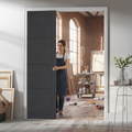 Premium Heavy Duty Double Pocket Door System with Galvanised Steel Frame and Adjustable Jambs for Easy Installation