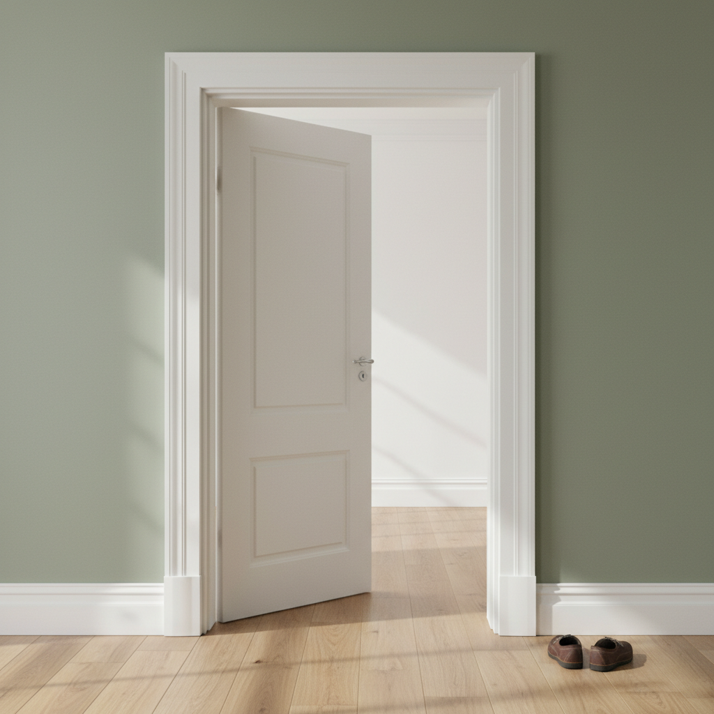 Premium Curved Ogee Architrave Full Set - 5 Lengths, 2200mm x 70mm x 18mm, Deluxe Primer Finish for Perfect Door Frames