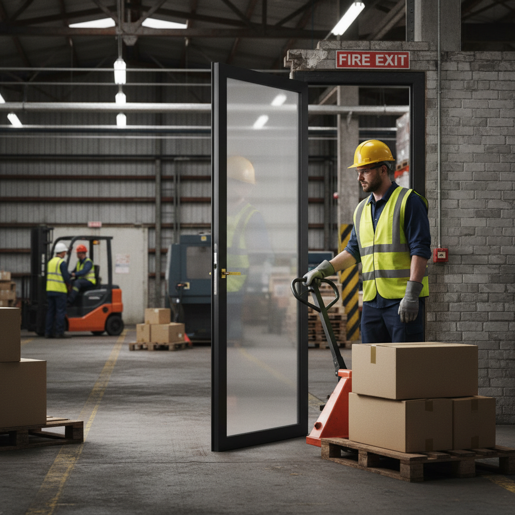 Premium Extra Slim Pattern 10 Fire Door with 30 Minutes Fire Rating and Custom Options