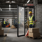 Premium Extra Slim Pattern 10 Fire Door with 30 Minutes Fire Rating and Custom Options