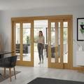 Premium Sliding French Doors with Clear Glazed Panels for Open Spaces, Suitable for Various Sizes and Styles