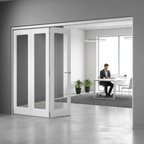 Premium 12ft Internal White Folding Bifold Set with Engineered Core for Stability and Easy Assembly