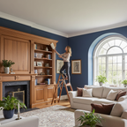 Premium 2.4m Decorative Coving in White with Painted Finish - Ideal for Elegant Wall-Ceiling Transitions