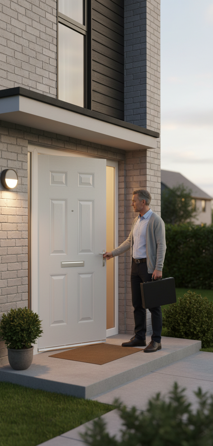 Premium External Fire Door Set with 30 Minute Fire Resistance and Versatile Color Options