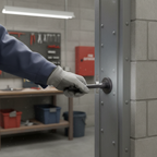 Professional Lever On Rose Door Handle - Ergonomic Design, Fire Door Rated, Ideal for Office and School Use