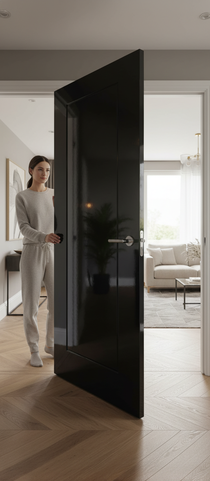 Premium High Gloss Internal Door - Custom Sizes, Designer Finish for Elegant Homes