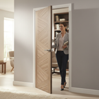 Premium Fully Finished Internal Door with Solid Engineered Core and Modern Design - Customizable Sizes Available