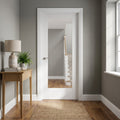 Internal White Door with Made-to-Measure 1 Light Toughened Obscure Glass