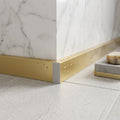 Water-Resistant Gold Square Edge Moulding, 2400mm x 24mm x 8mm