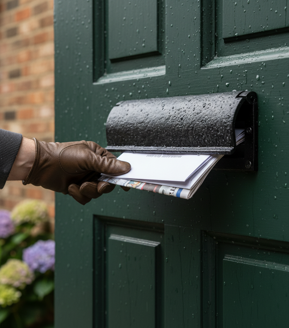 Premium Antique Curved Letter Tidy for Authentic Home Decor and Organization - High-Quality Professional Grade for Industrial and Commercial Applic...