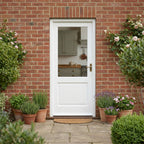 External White Primed Double Glazed Clear 2XG Door